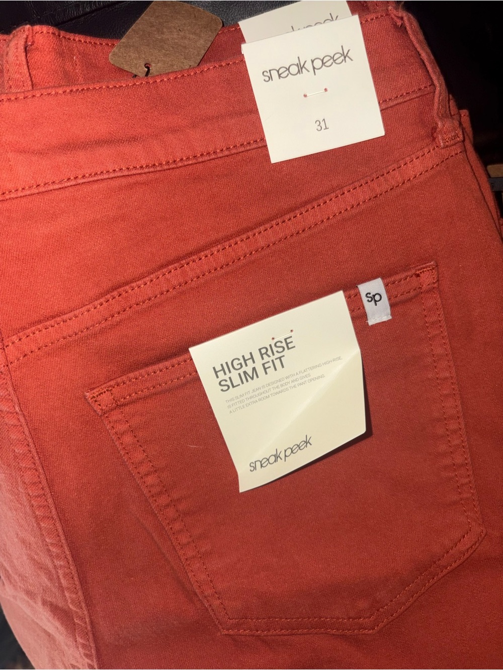 Sneak Peek NWT High Rise Slim Fit Jeans – Boutique - Picture 16 of 16